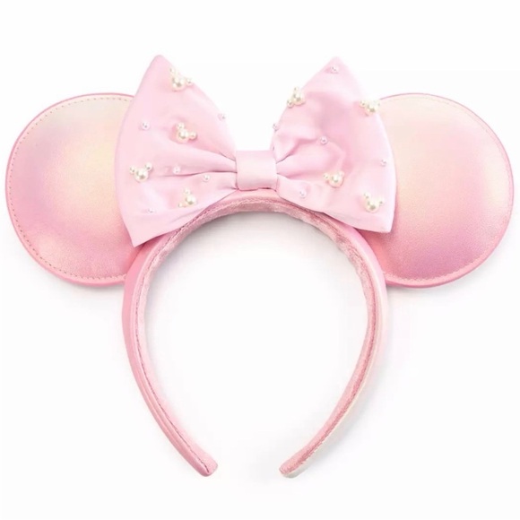 Disney Minnie Mouse Ears Pink pearled main image 4
